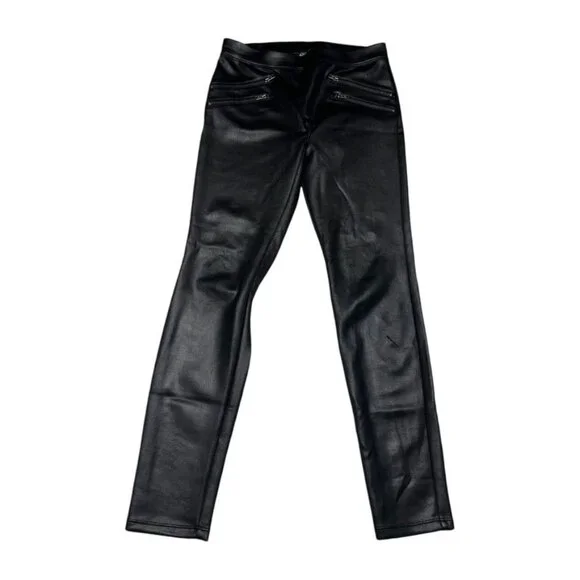 Express Faux Leather Leggings Black Size Small - Picture 7 of 9